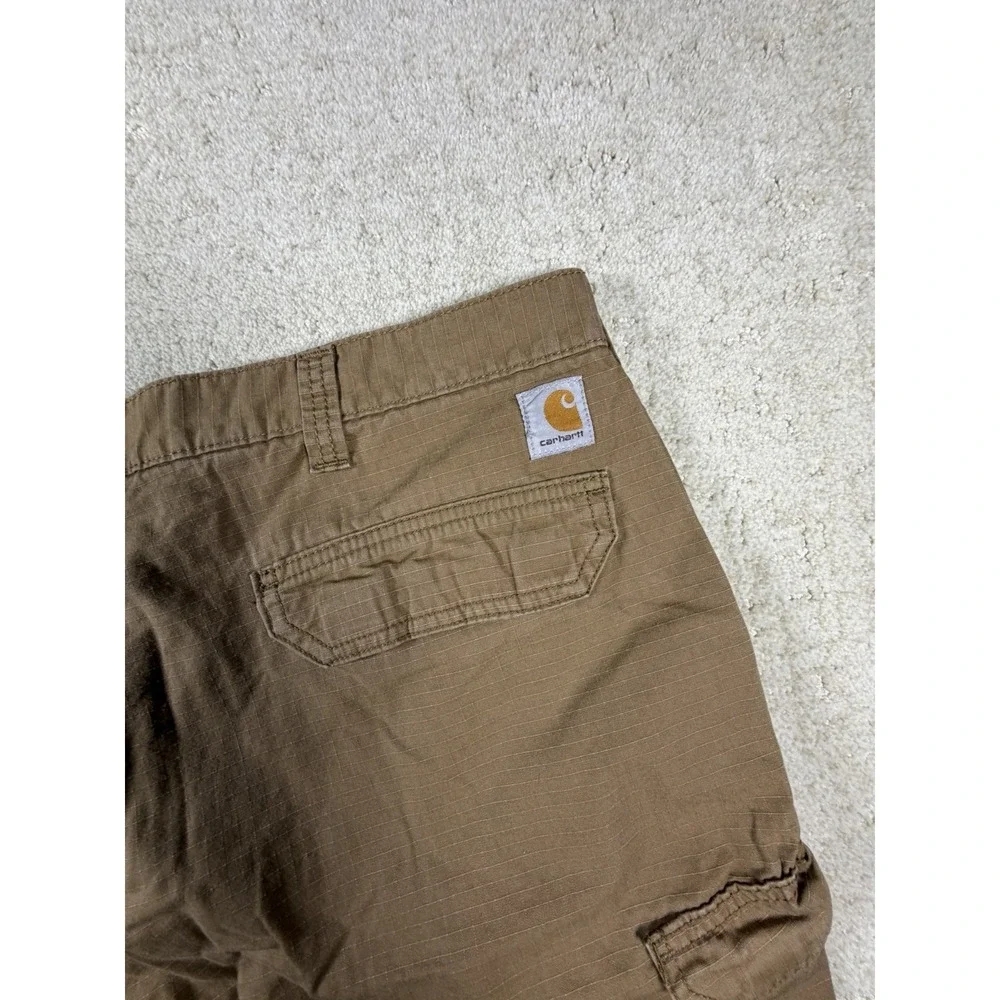 Carhartt Force Relaxed Fit Men's Carpenter Work Outdoor Shorts Brown Sz 44